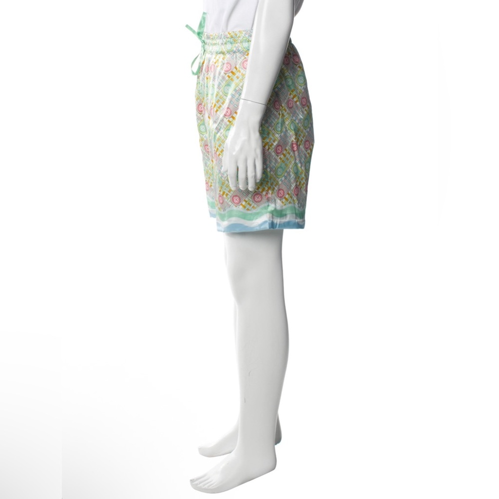 Casablanca Silk 2023 Logo Monogram Shorts - Picture 2 of 3